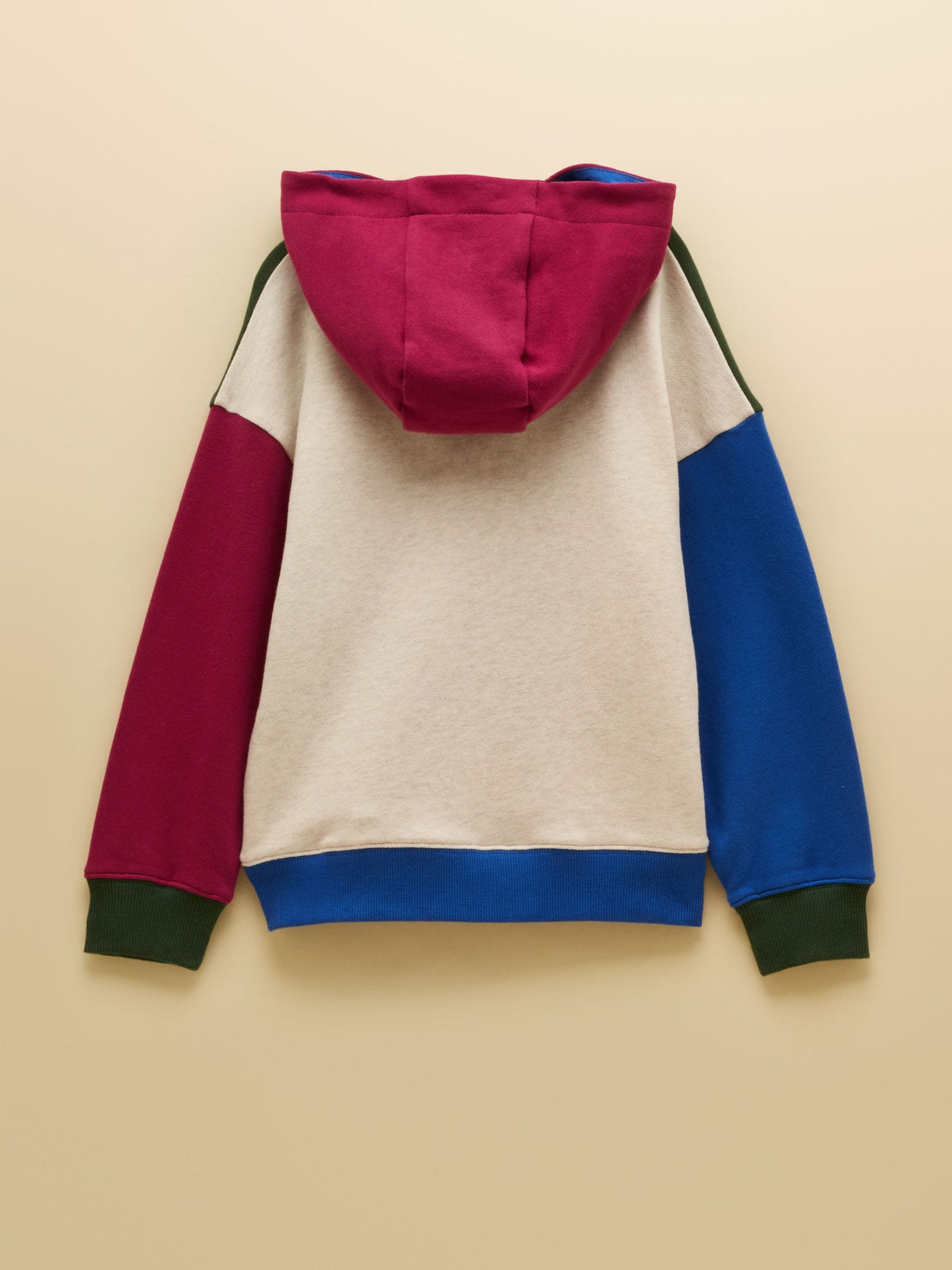 Dsiney Kidz - Joules Kids' Parkside Green Colourblock Hoodie image 2