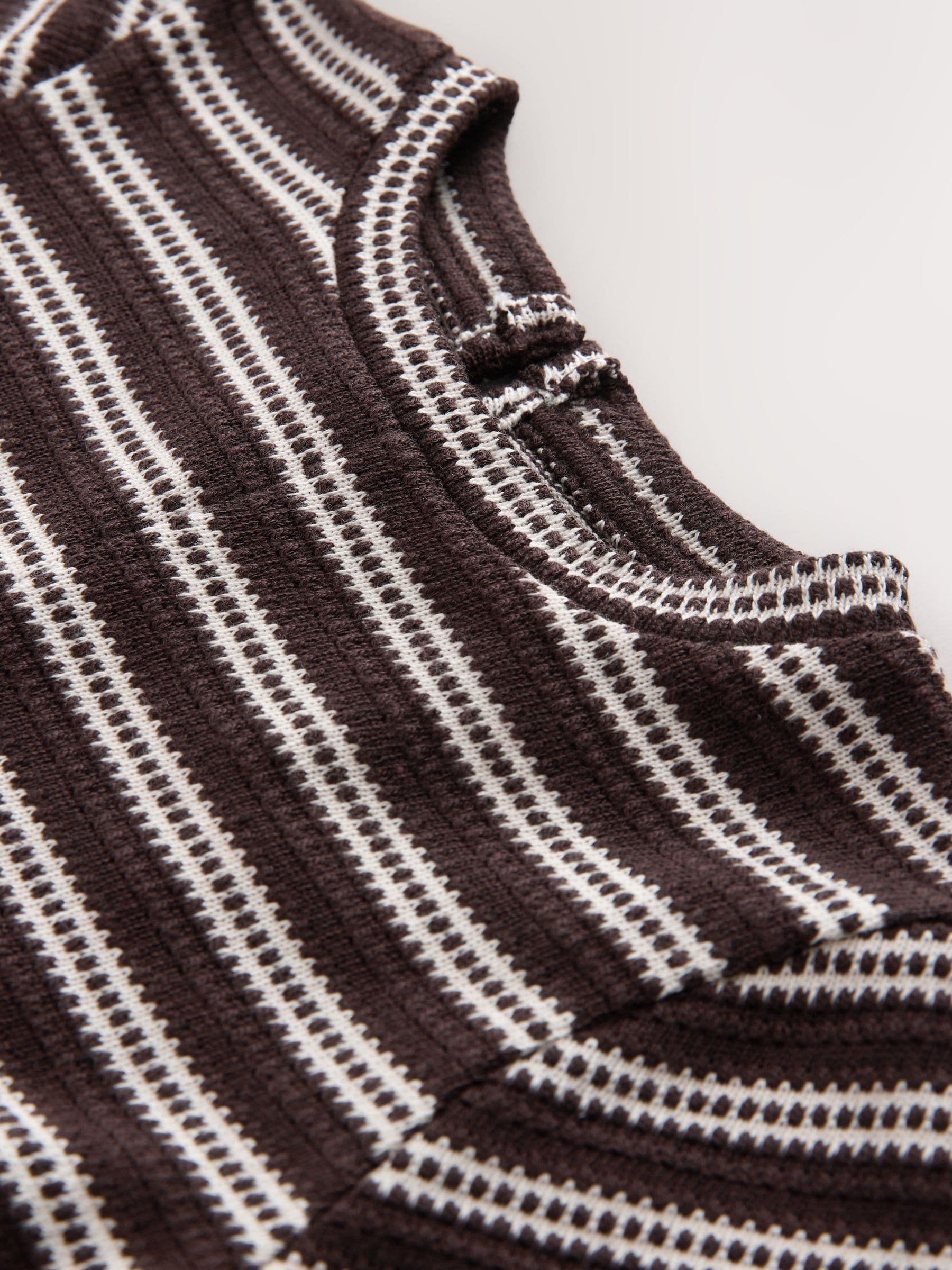 Dsiney Kidz - Chocolate Brown Stripe Wrap Top And Wide Leg Set (3-16yrs) image 7