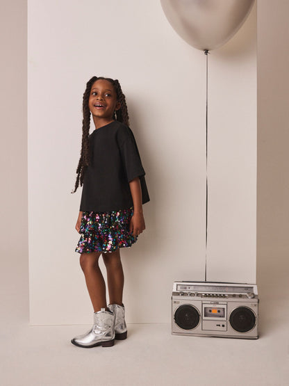 Dsiney Kidz - Multi Sequin Tiered Rara Skirt (3-16yrs) image 2