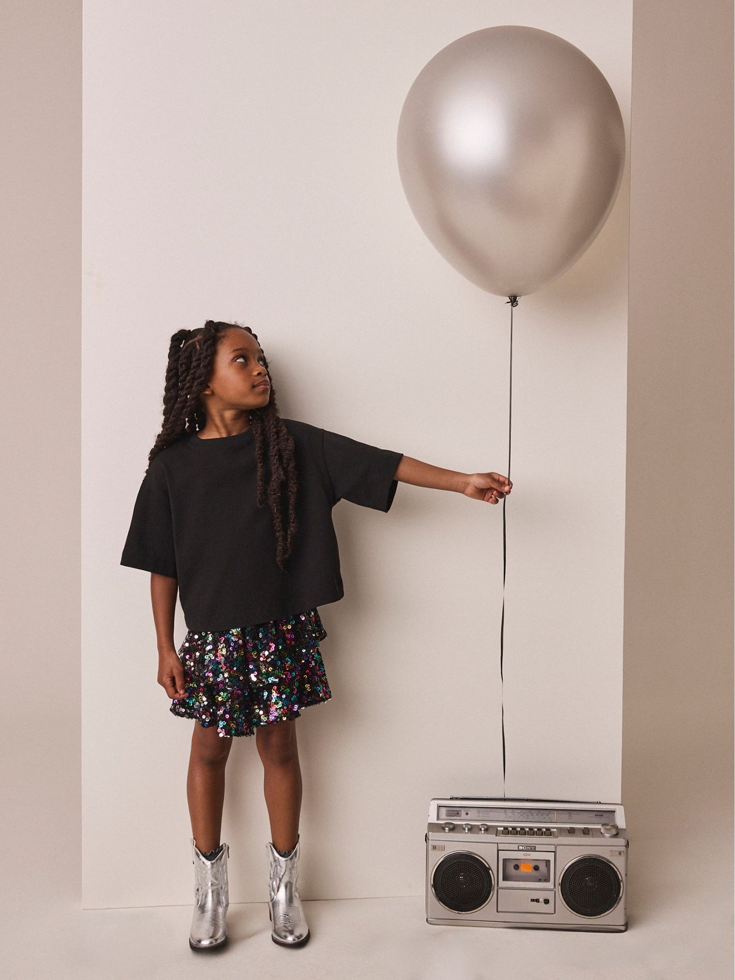 Dsiney Kidz - Multi Sequin Tiered Rara Skirt (3-16yrs) image 4