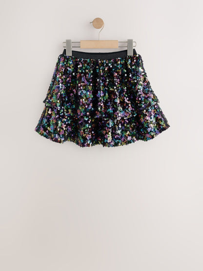 Dsiney Kidz - Multi Sequin Tiered Rara Skirt (3-16yrs) image 5