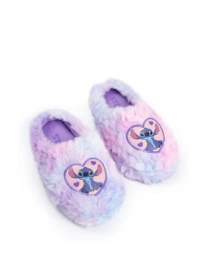 Vanilla Underground Pink Lilo & Stitch Heart Character Mule Slippers image 1