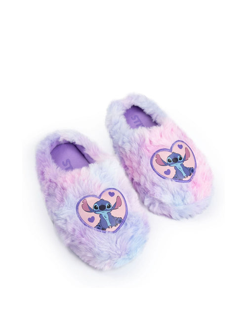 Vanilla Underground Pink Lilo & Stitch Heart Character Mule Slippers image 1
