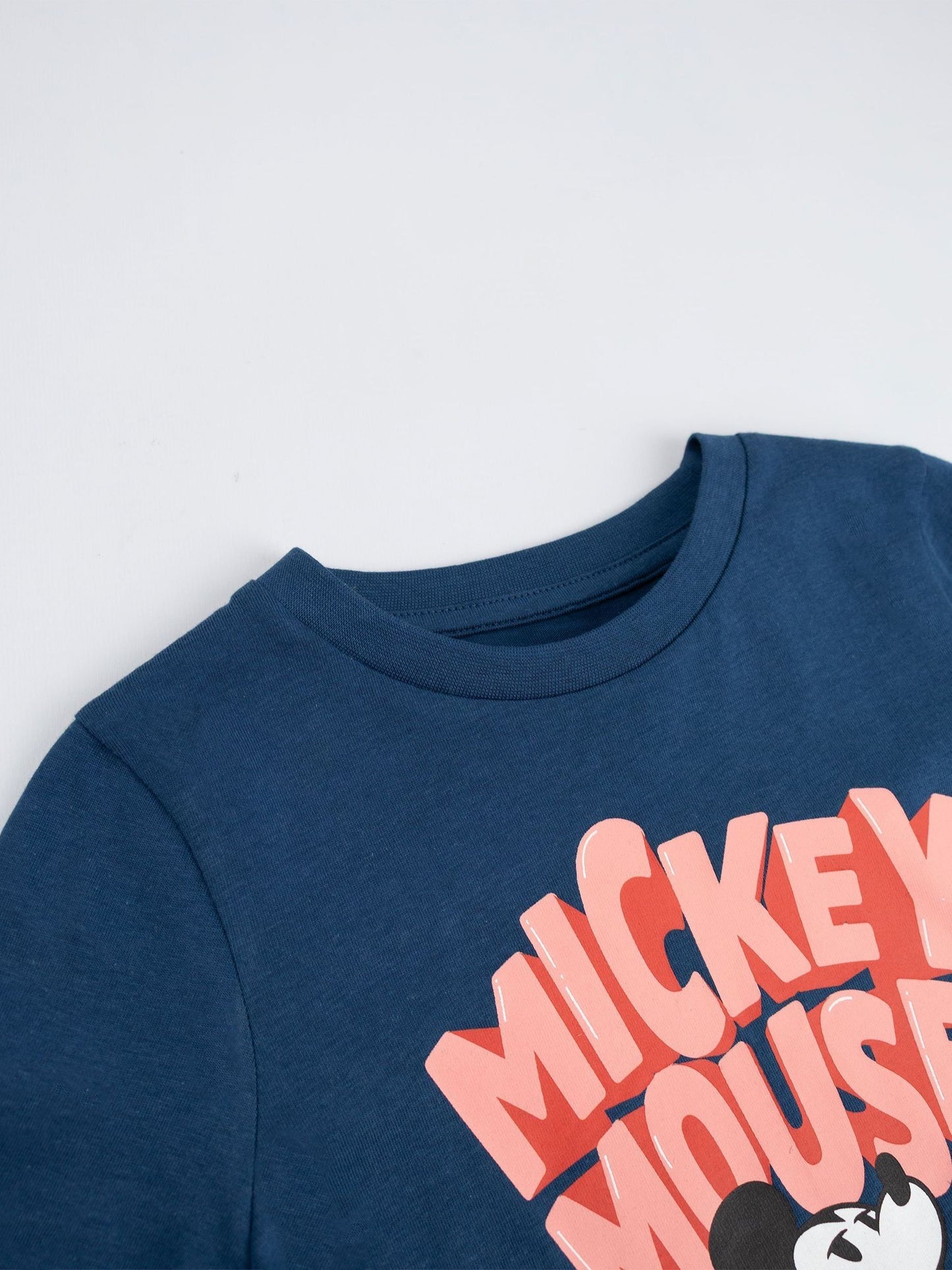 Dsiney Kidz - Vanilla Underground Blue Disney Mickey Mouse Cotton Long Sleeve Leg Pyjamas Set image 5