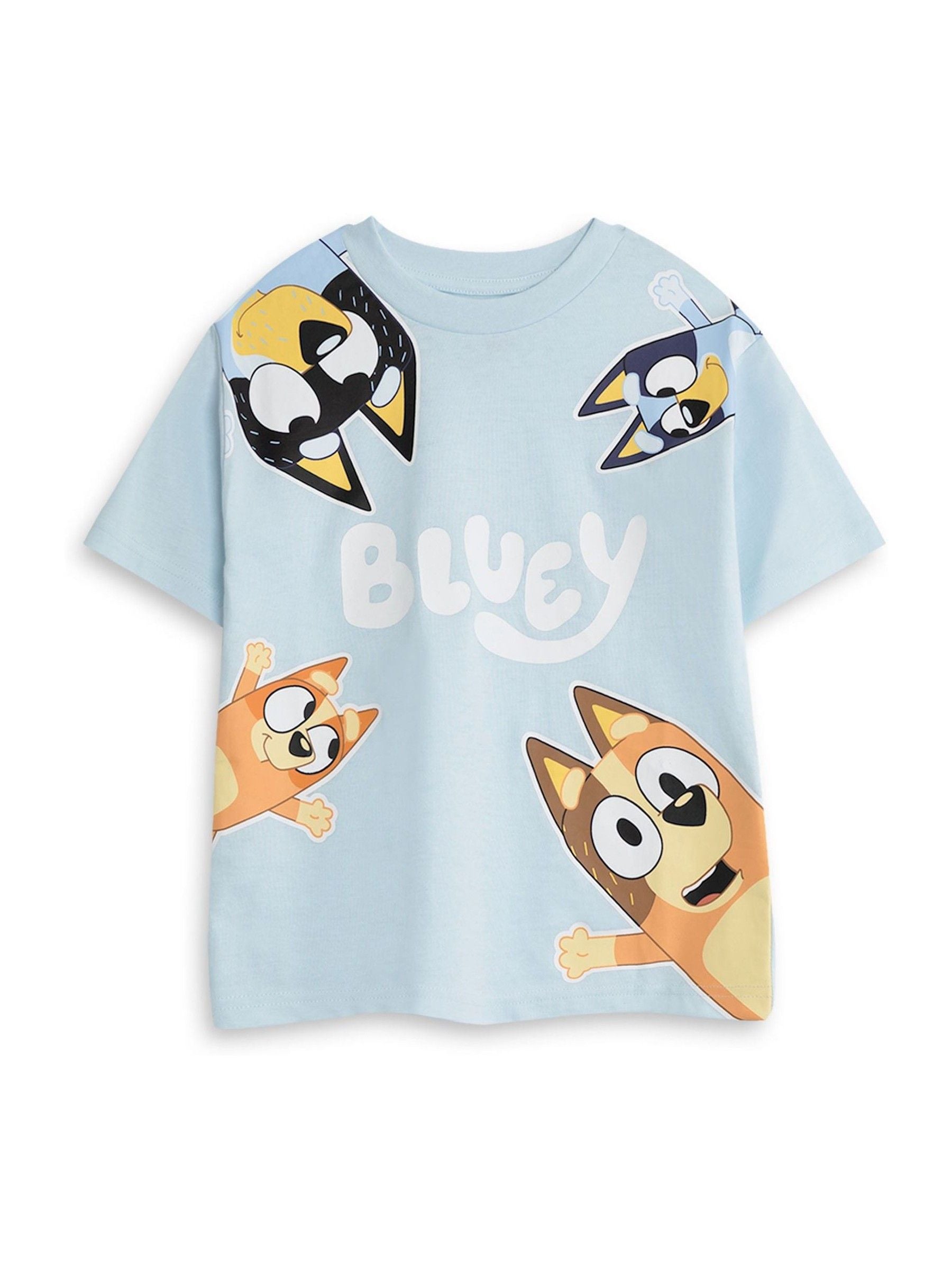 Dsiney Kidz - Vanilla Underground Blue Bluey Cotton Long Leg Pyjamas Set Multi Pack of 2 image 3