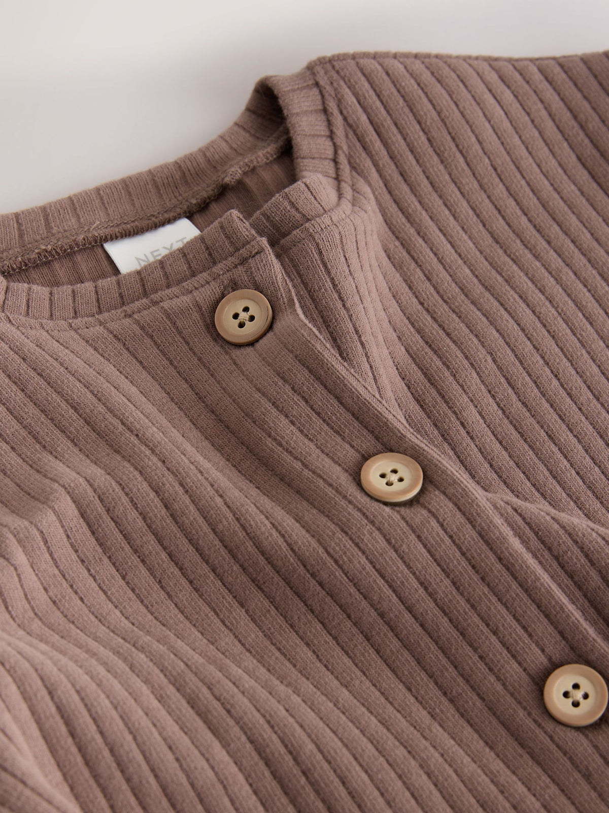 Brown Long Sleeve Ribbed Raglan Cardigan (3mths-7yrs) - image 11