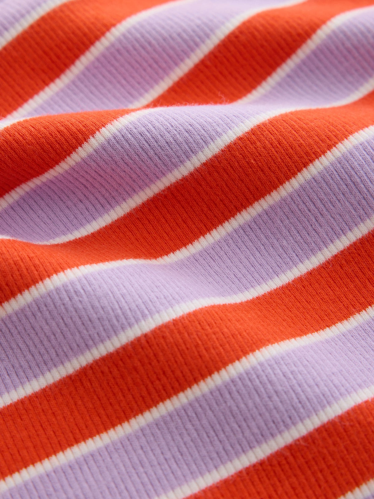 Red/White Stripe Collar Ribbed Long Sleeve Top (3mths-7yrs) - image 3