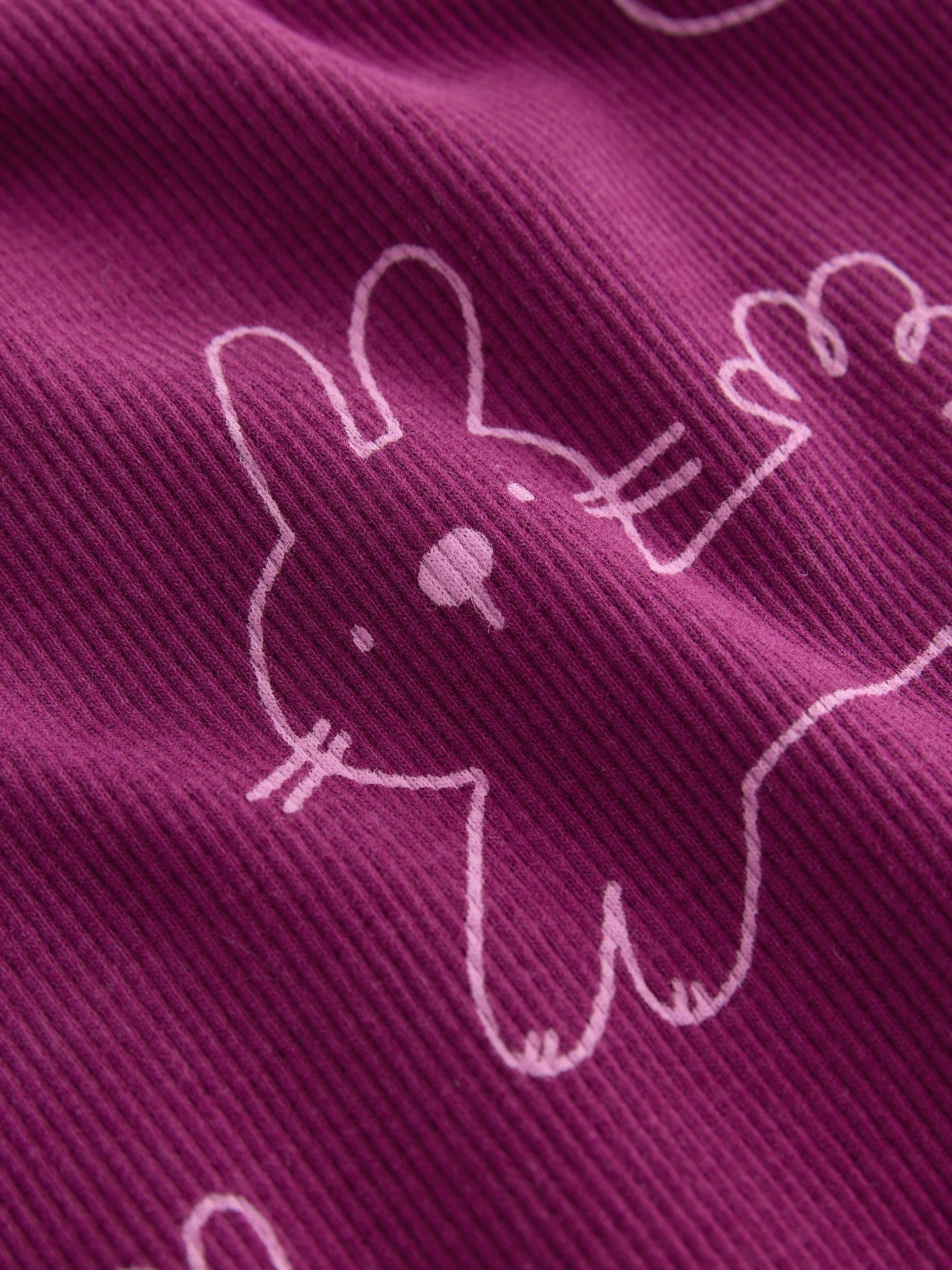 Dsiney Kidz - Burgundy Red Cat Dog Rib Long Sleeve T-Shirt (3mths-7yrs) image 5