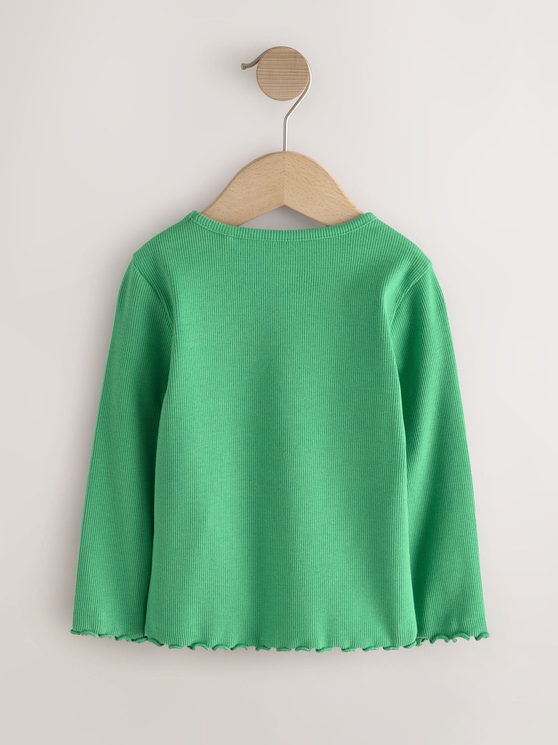 Dsiney Kidz - Green Rainbow Rib Long Sleeve T-Shirt (3mths-7yrs) image 5