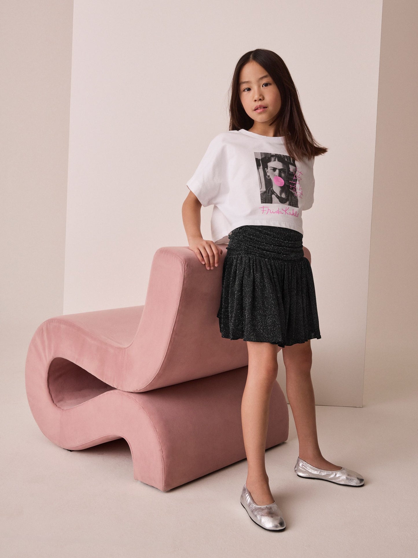 Dsiney Kidz - Black Drop Waist Sparkle Skirt (3-16yrs) image 2