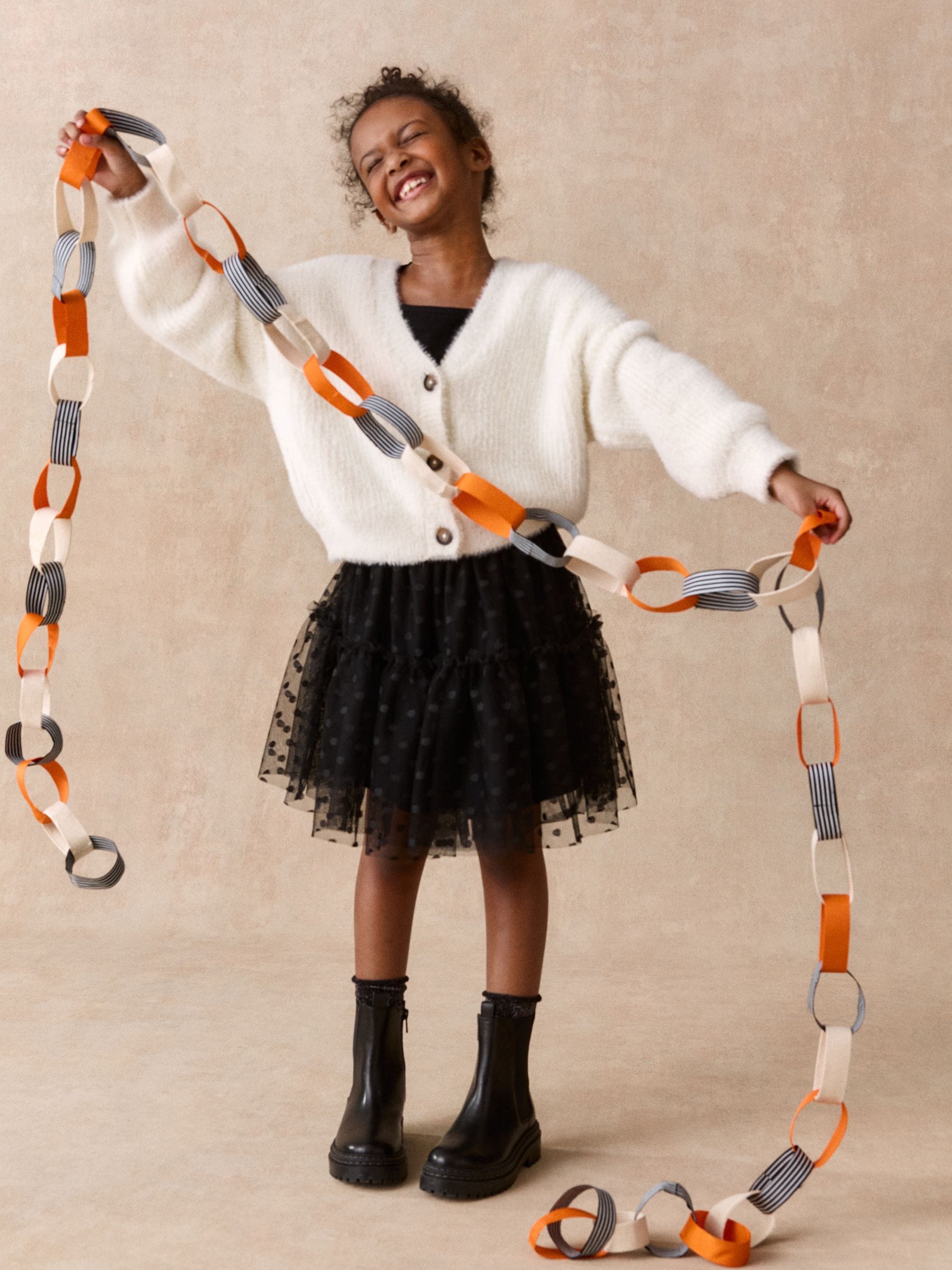 Dsiney Kidz - Black Spot Mesh Pull On Skirt (3-16yrs) image 1