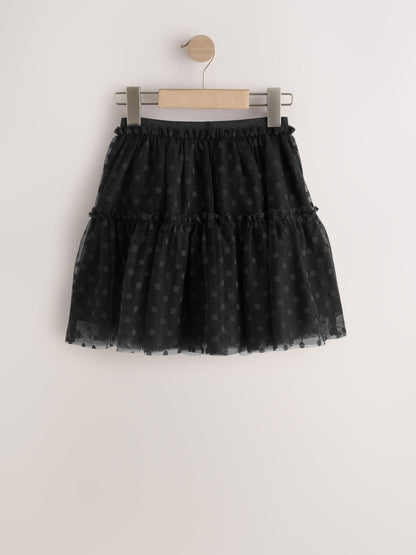 Dsiney Kidz - Black Spot Mesh Pull On Skirt (3-16yrs) image 6