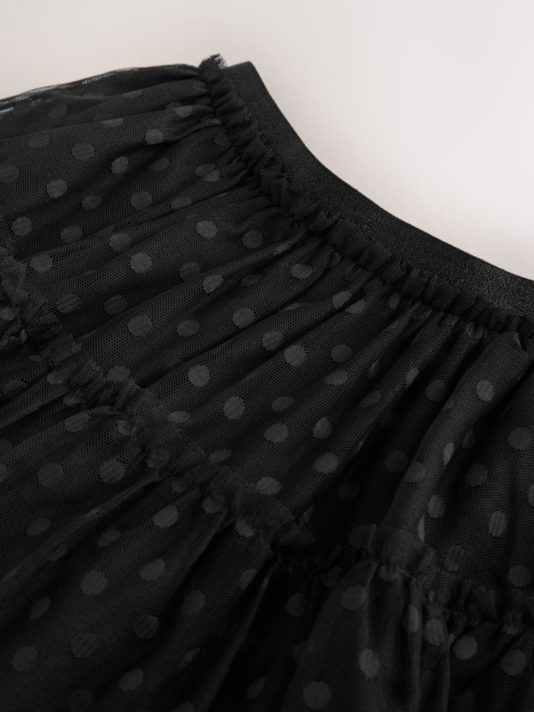 Dsiney Kidz - Black Spot Mesh Pull On Skirt (3-16yrs) image 8