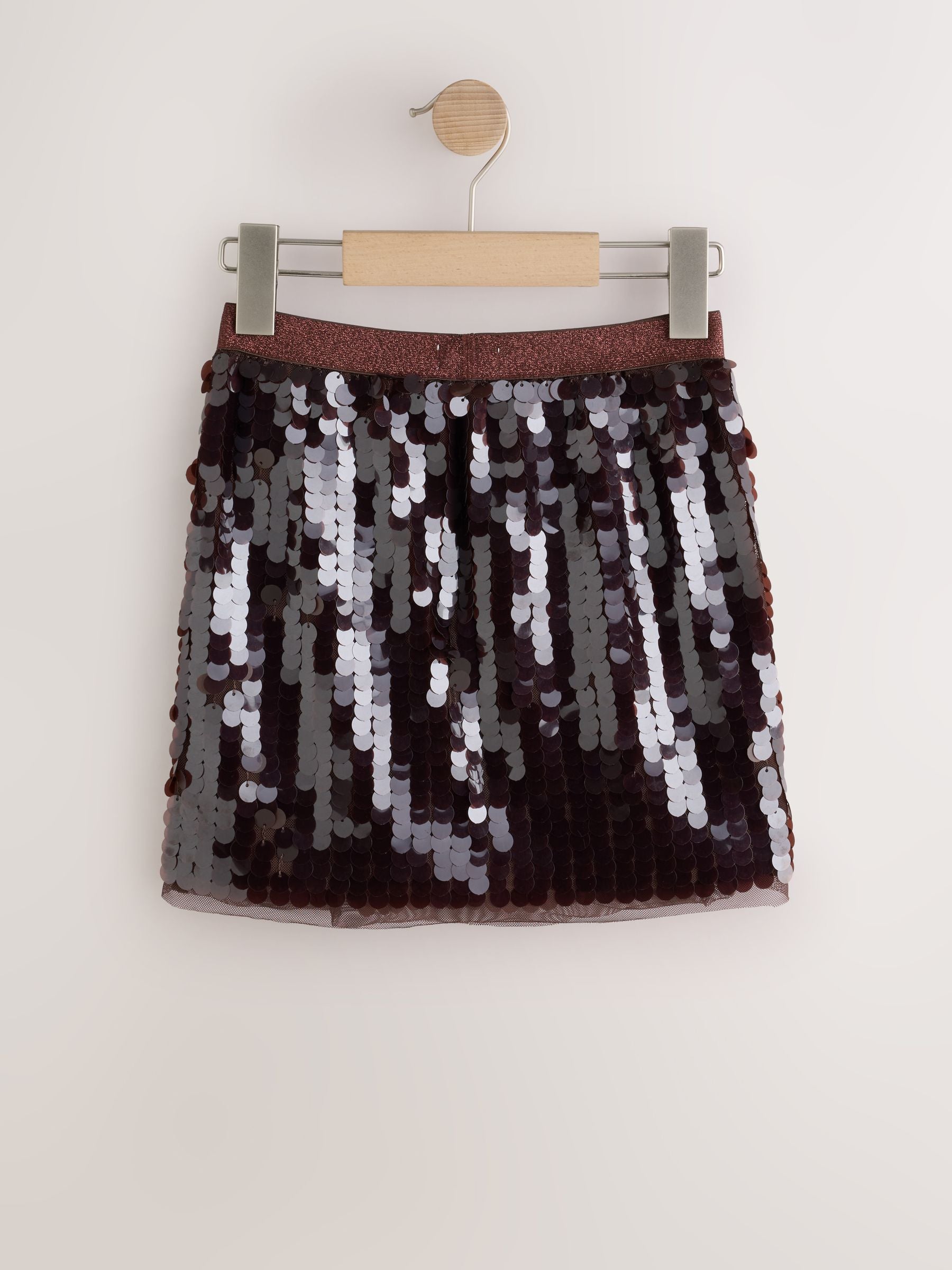 Dsiney Kidz - Chocolate Brown Sequin Skirt (3-16yrs) image 6