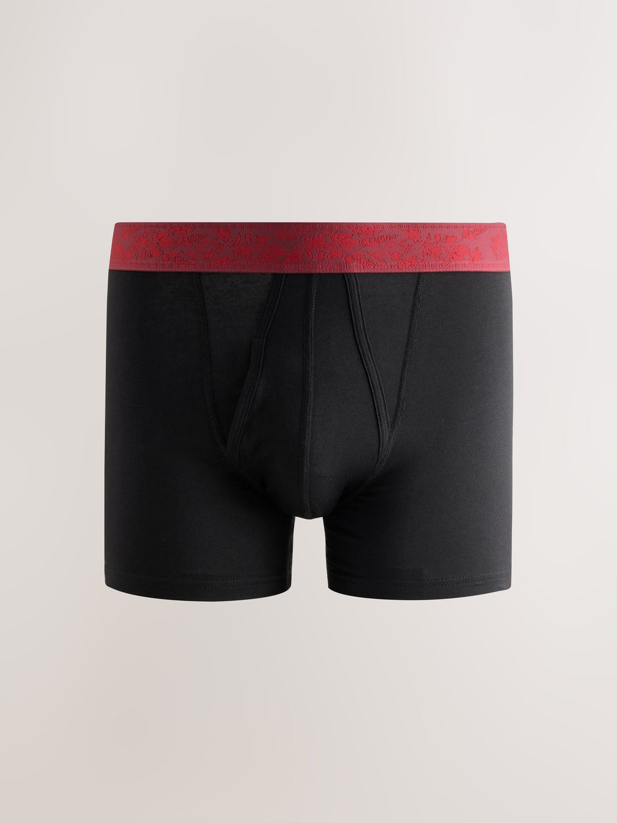 Dsiney Kidz - Black Pattern Waistband 4 pack Signature A-Front Cotton Rich Boxers image 2