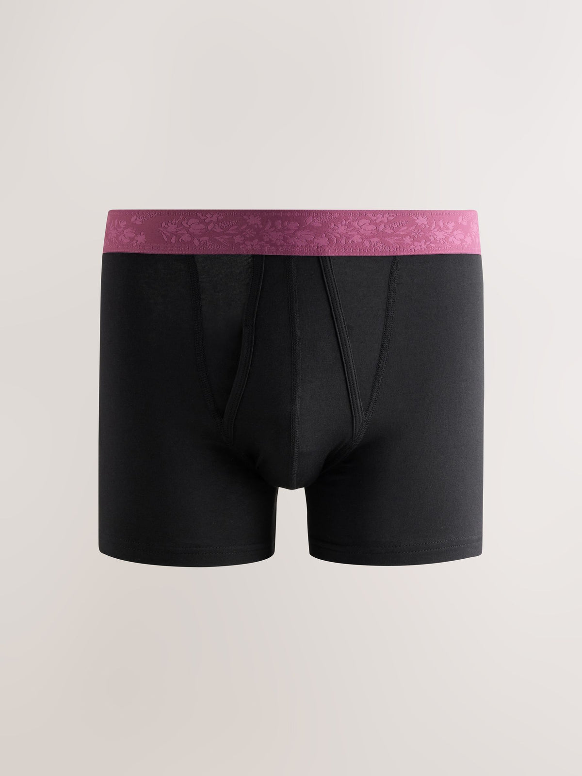 Dsiney Kidz - Black Pattern Waistband 4 pack Signature A-Front Cotton Rich Boxers image 5