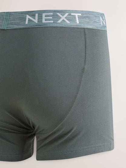 Dsiney Kidz - Sage Green 5 Pack Cotton Rich Trunk Boxers image 4