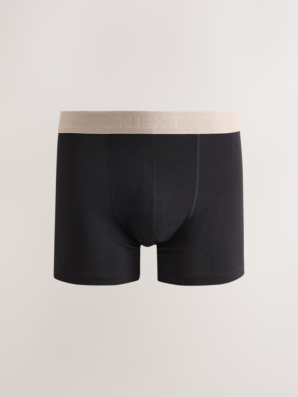 Dsiney Kidz - Black Neutral Marl Waistbands Trunk Cotton Rich Boxers 5 Pack image 3