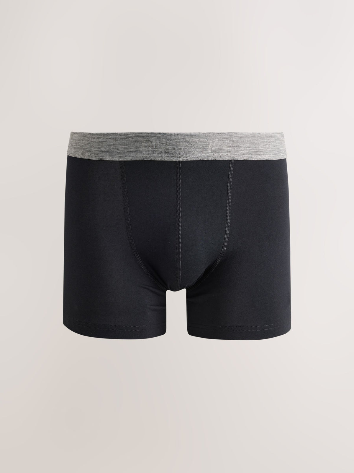 Dsiney Kidz - Black Neutral Marl Waistbands Trunk Cotton Rich Boxers 5 Pack image 4