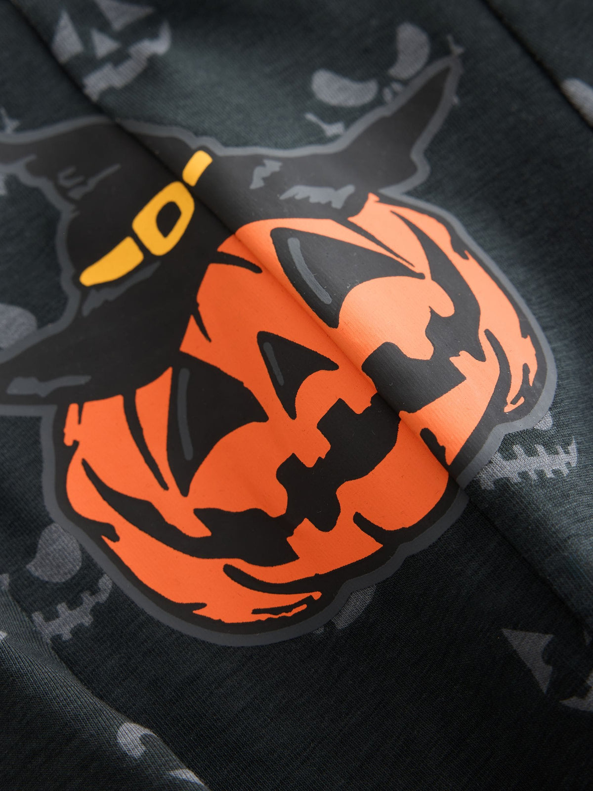 Dsiney Kidz - Black Halloween Novelty Pumpkin Cotton Rich Boxers image 4