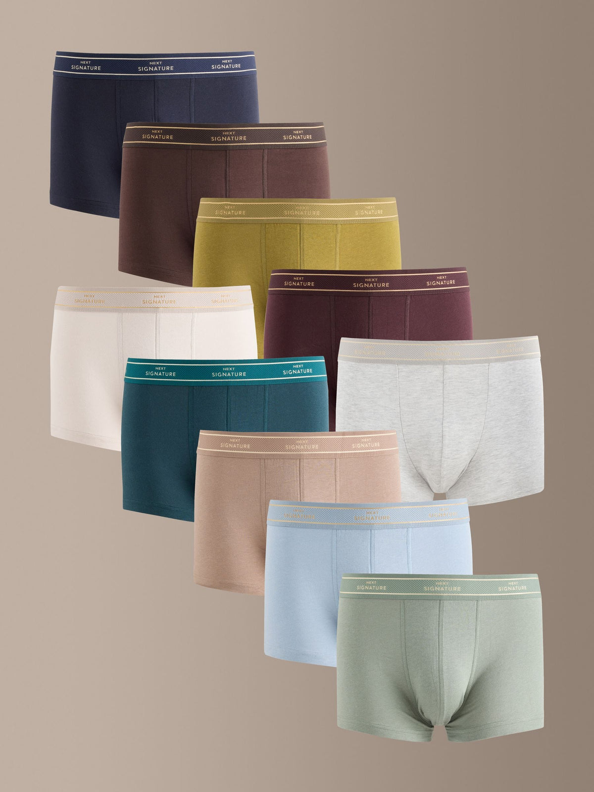 Dsiney Kidz - Blues/Grey 10 pack Signature Hipster Cotton Rich Boxers image 1