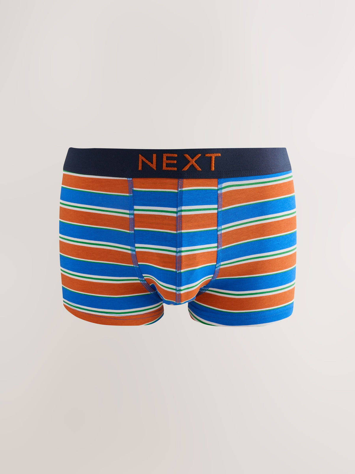 Dsiney Kidz - Green/Blue Stripe 5 Pack Hipster Cotton Rich Boxers image 5