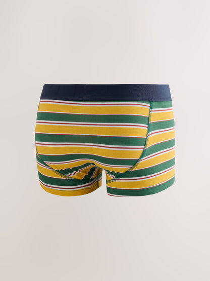 Dsiney Kidz - Green/Blue Stripe 5 Pack Hipster Cotton Rich Boxers image 7