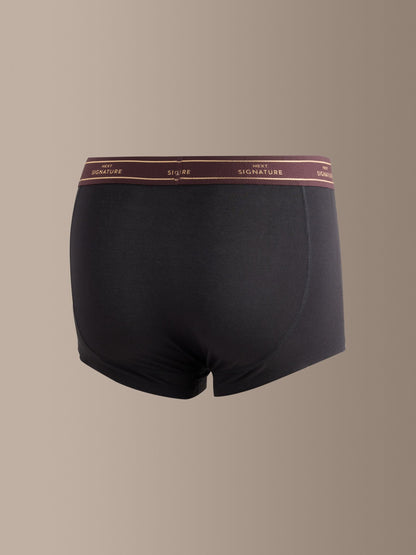 Dsiney Kidz - Black/Colour Waistband 4 pack Signature Hipster Cotton Rich Boxers image 6