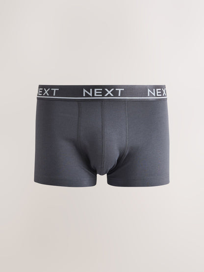 Dsiney Kidz - Grey Hipster Cotton Rich Trunks 5 Pack image 2
