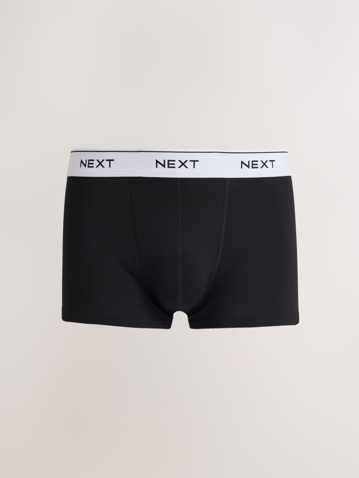 Dsiney Kidz - Black White Waistband Hipster Cotton Rich Boxers 5 Pack image 2