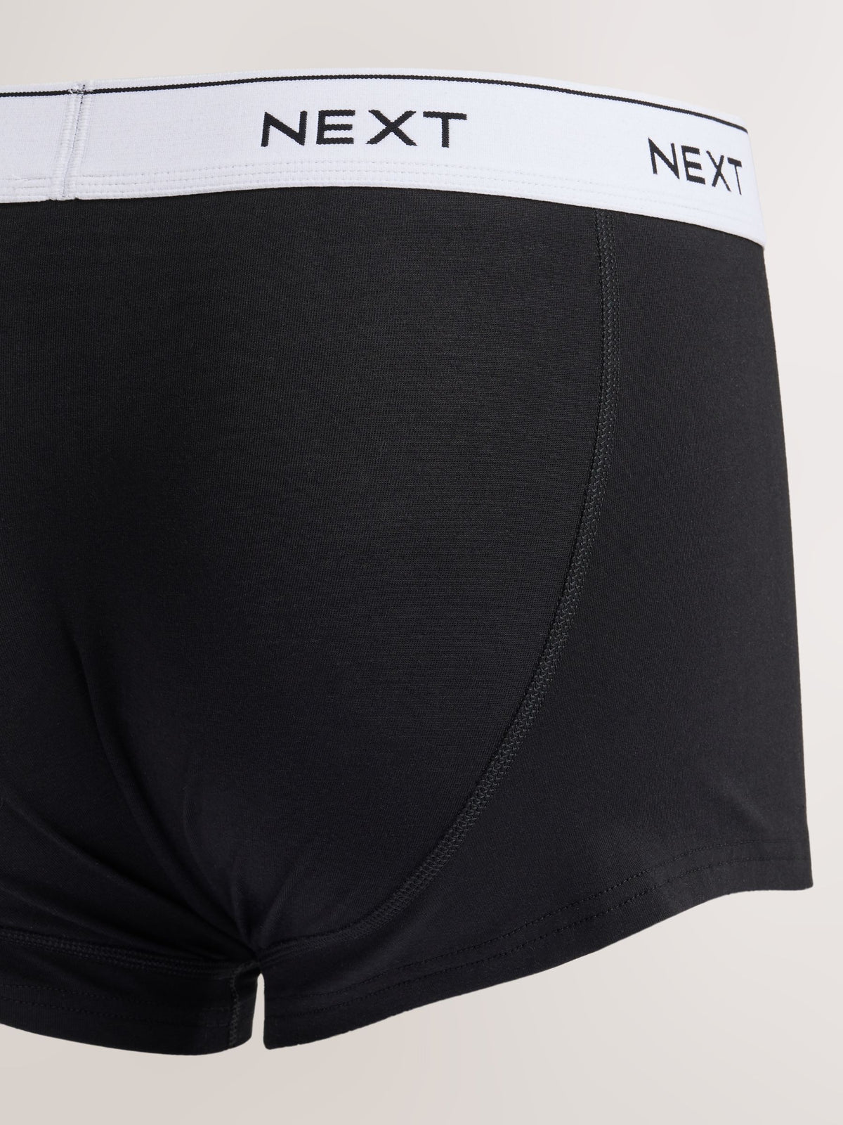 Dsiney Kidz - Black White Waistband Hipster Cotton Rich Boxers 5 Pack image 3