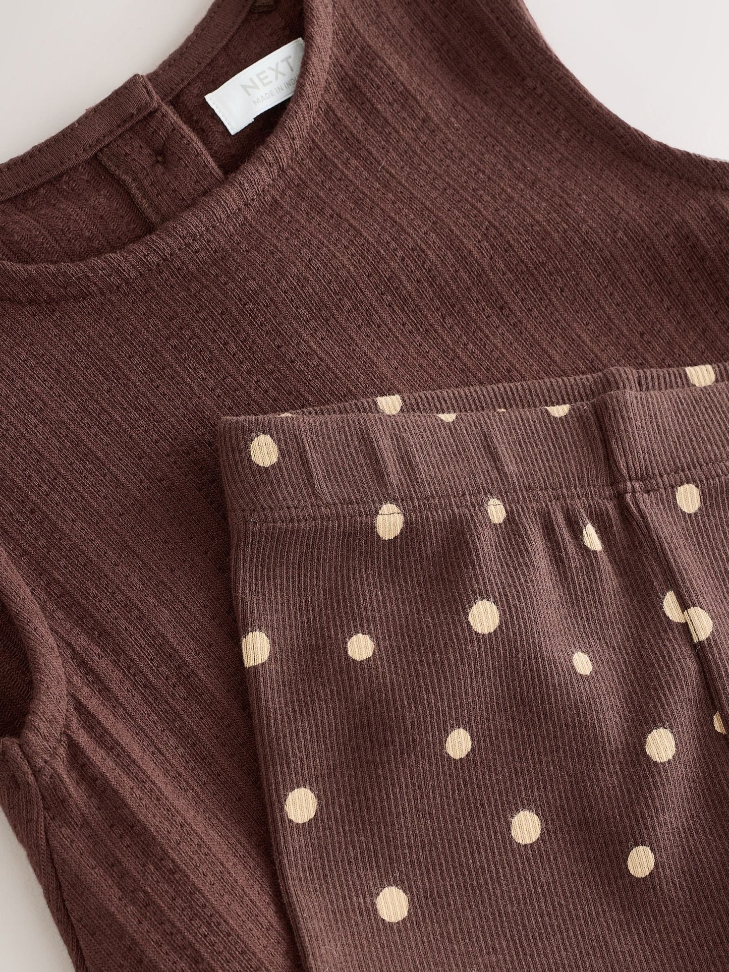 Brown Broderie Vest and Shorts Set (3mths-7yrs) image 7
