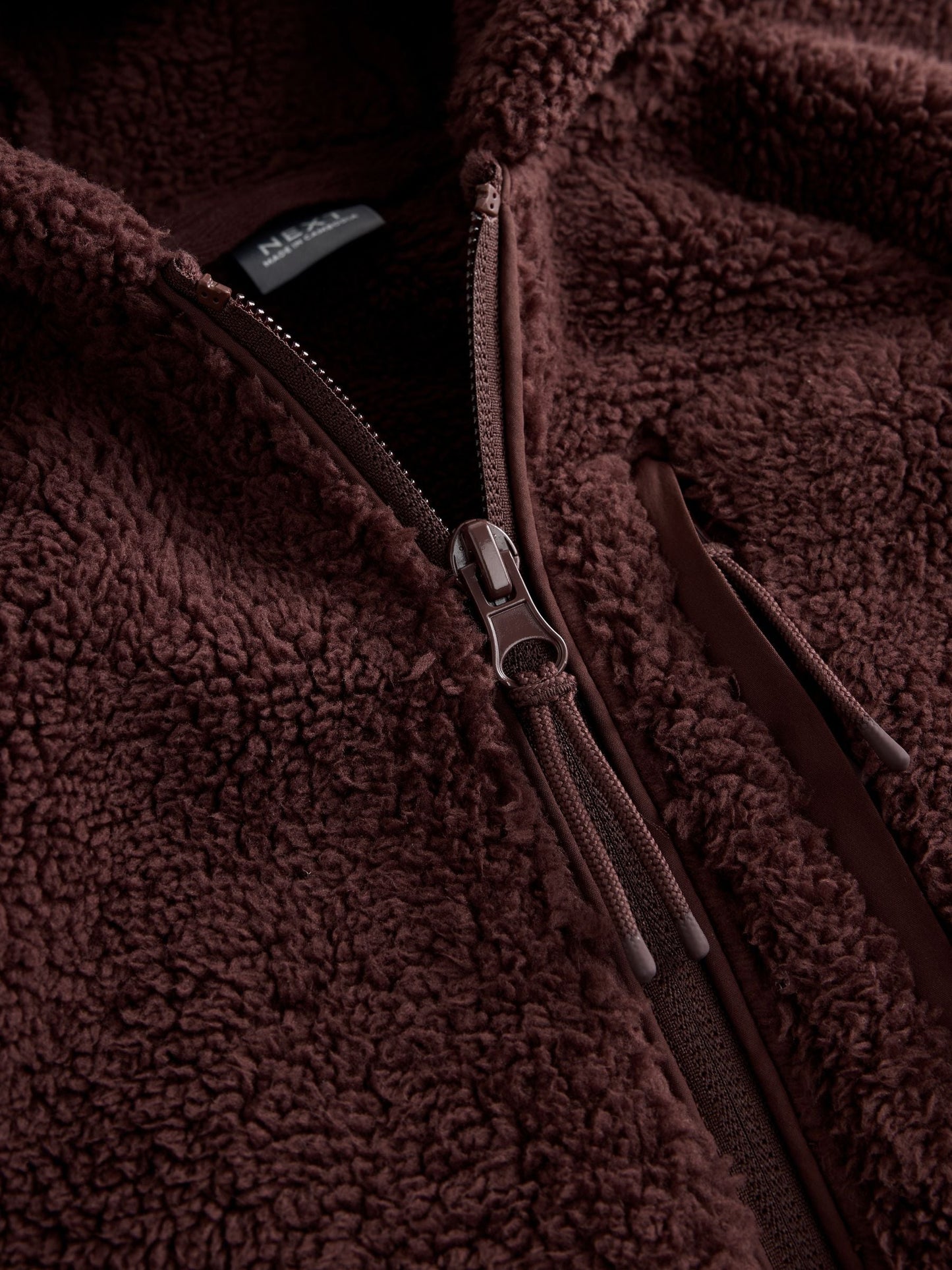 Dsiney Kidz - Chocolate Brown Zip Up Hooded Fleece Jacket (3-16yrs) image 6