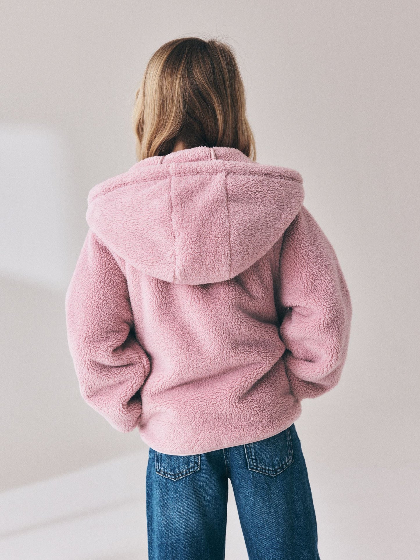 Dsiney Kidz - Pink Zip Up Hooded Fleece Jacket (3-16yrs) image 3