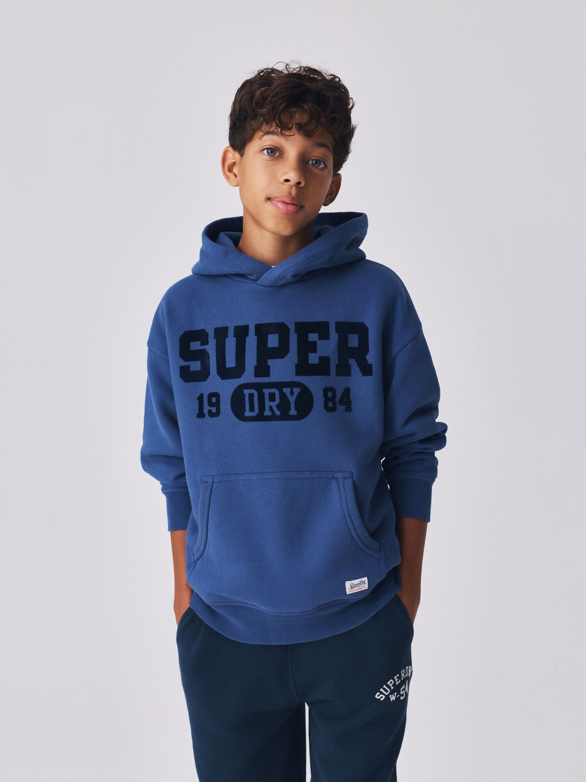 Superdry Blue/Navy Oversized Hoodie and Joggers Set 2 Piece - image 2