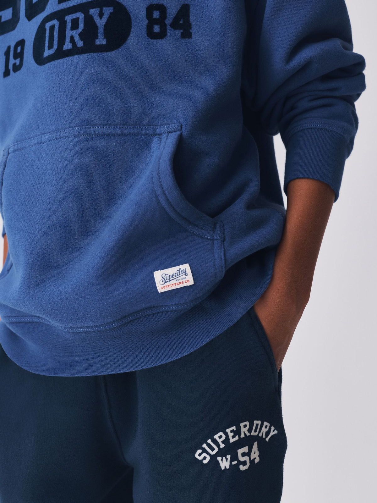 Superdry Blue/Navy Oversized Hoodie and Joggers Set 2 Piece - image 6
