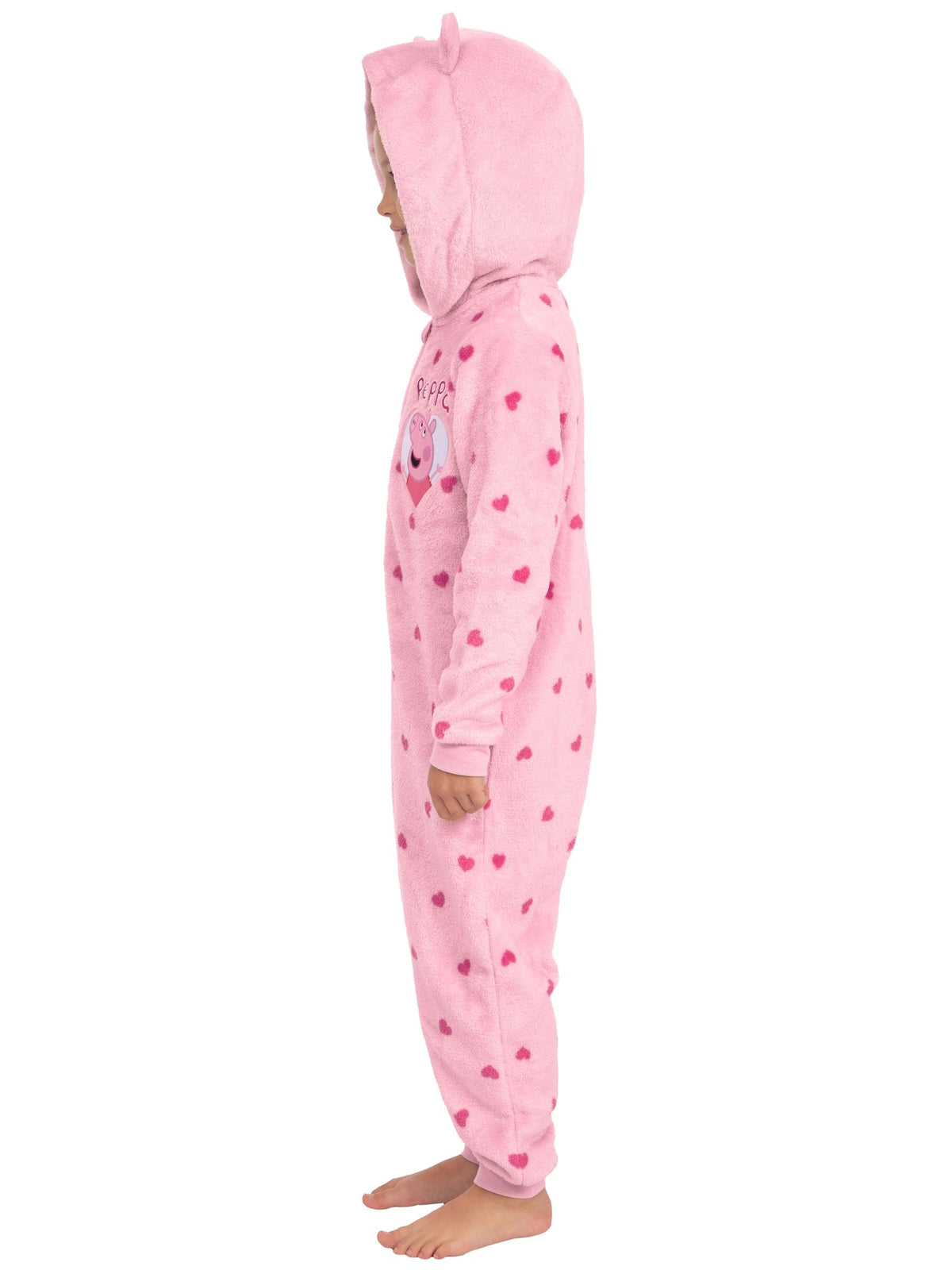 Character Pink Peppa Pig Heart All-In-One Fleece - image 6