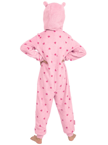 Character Pink Peppa Pig Heart All-In-One Fleece - image 7