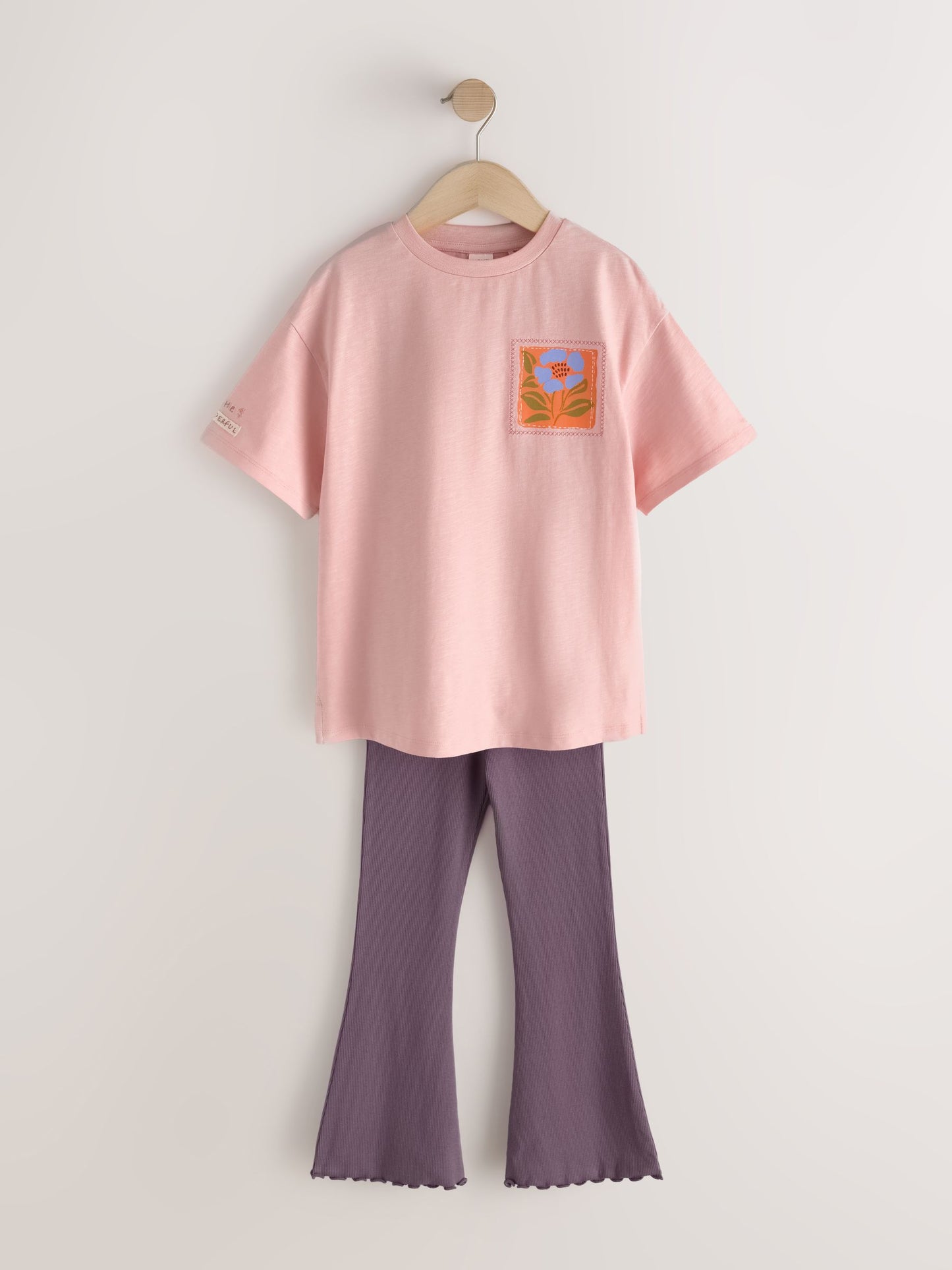 Dsiney Kidz - Pink Graphic T-Shirt and Kick Flare Set (3-16yrs) image 5
