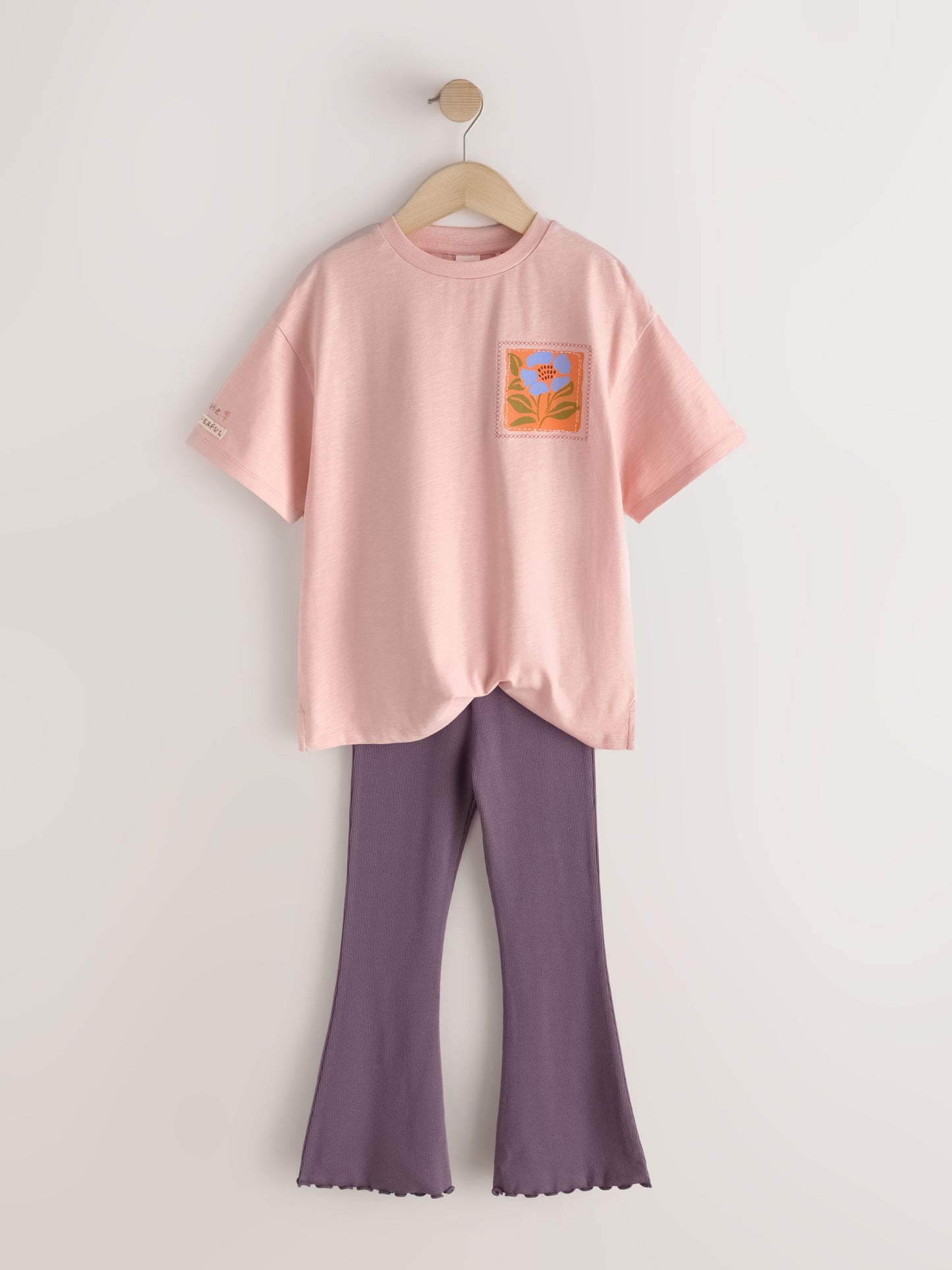 Dsiney Kidz - Pink Graphic T-Shirt and Kick Flare Set (3-16yrs) image 6