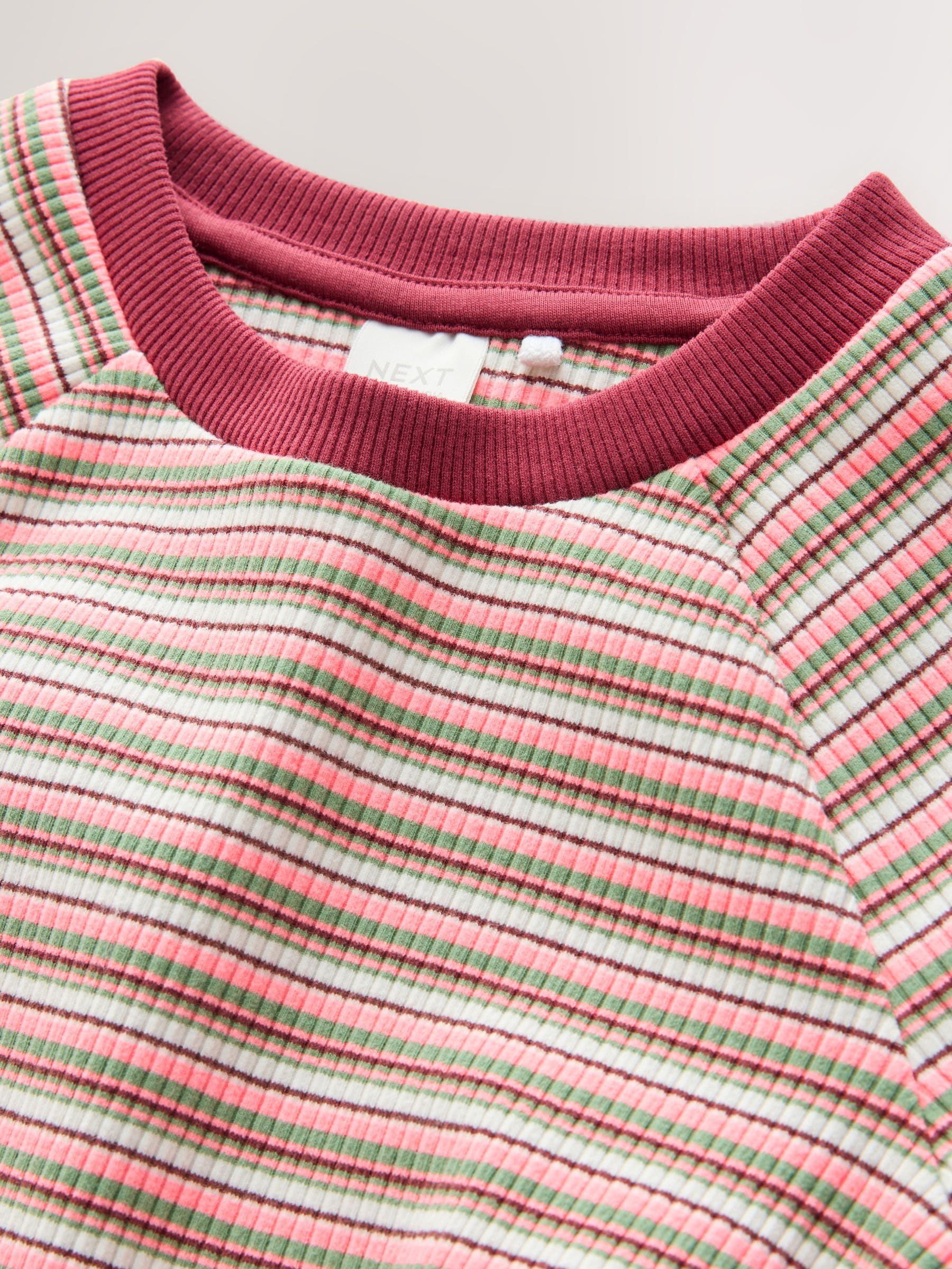 Dsiney Kidz - Pink Multi Stripe T-Shirt and Kickflares Set (3-16yrs) image 3