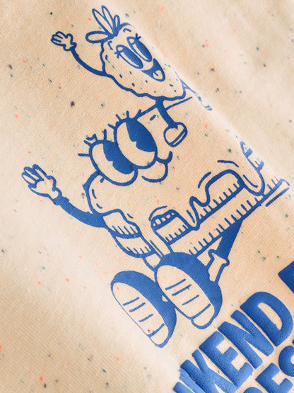 Dsiney Kidz - Yellow/Blue Breakfast Club T-Shirt and Textured Shorts Set (3-16yrs) image 8