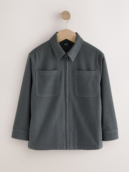 Dsiney Kidz - Charcoal Grey Cord Zip Through Overshirt (3-16yrs) image 6