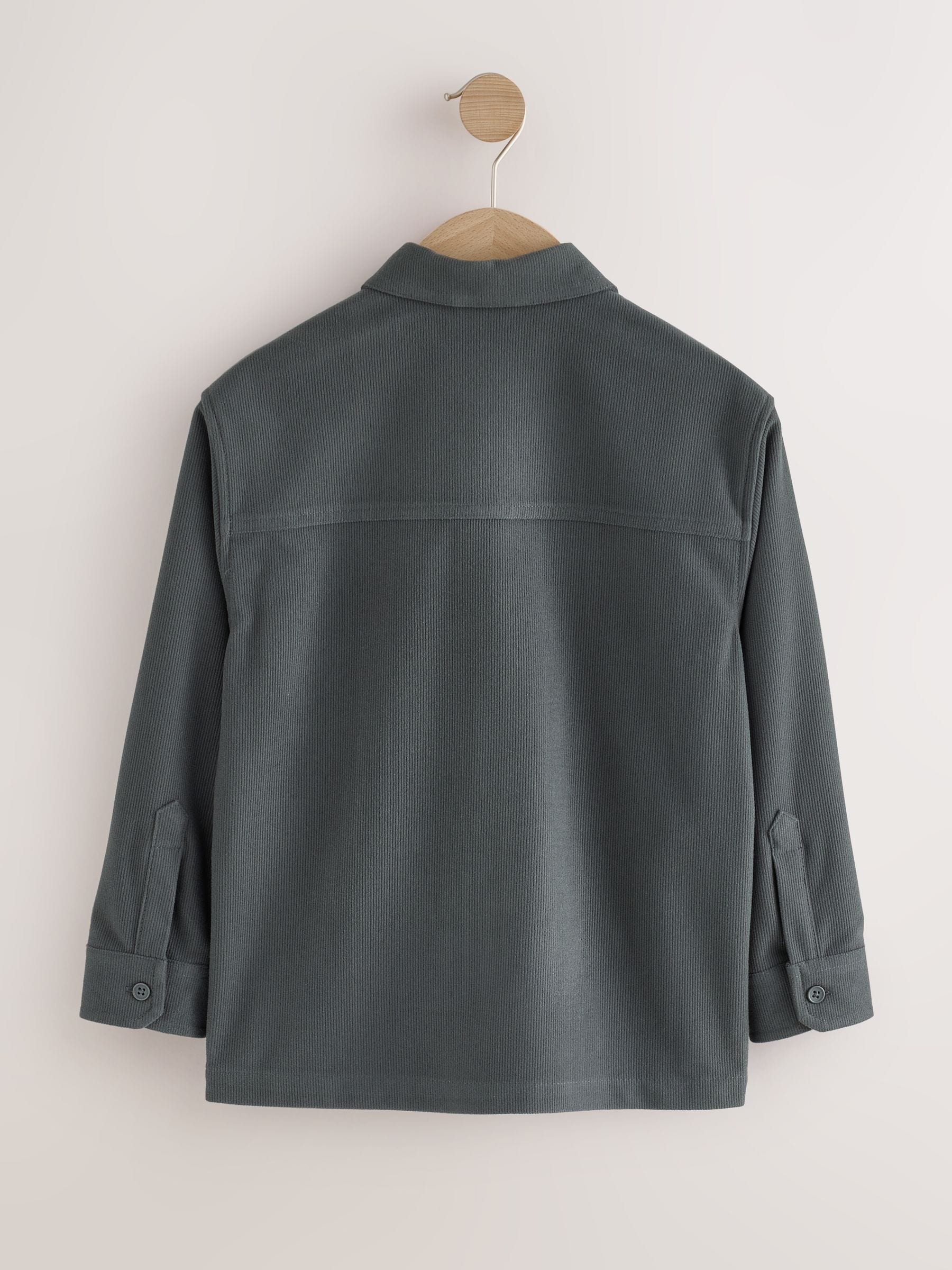 Dsiney Kidz - Charcoal Grey Cord Zip Through Overshirt (3-16yrs) image 7