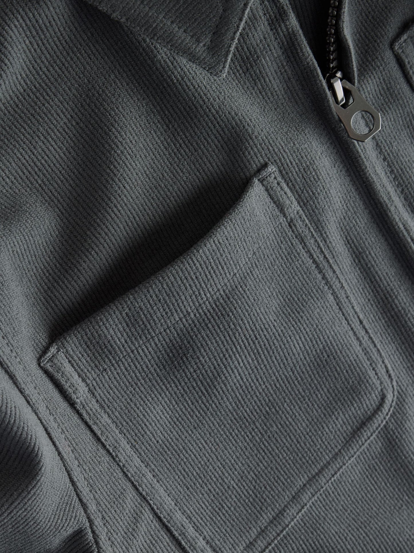 Dsiney Kidz - Charcoal Grey Cord Zip Through Overshirt (3-16yrs) image 9
