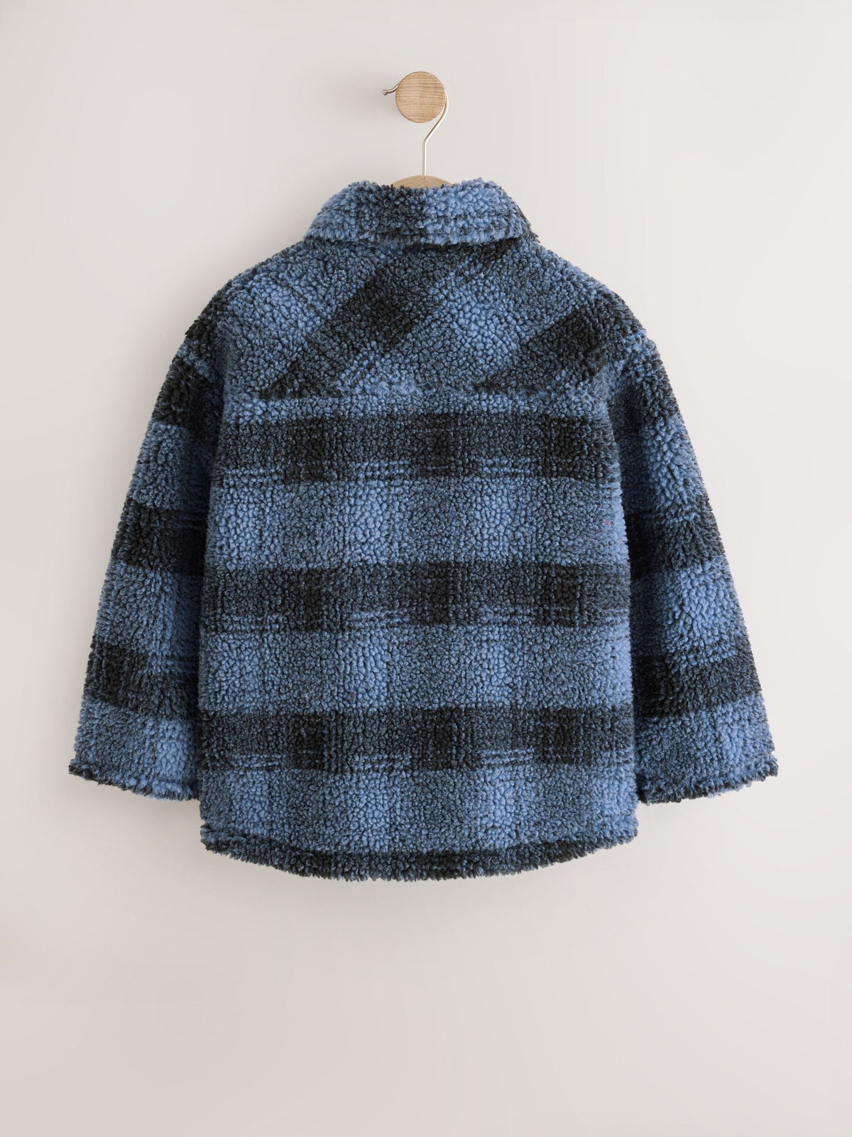 Dsiney Kidz - Blue Check Borg Fleece Shacket (3-16yrs) image 7