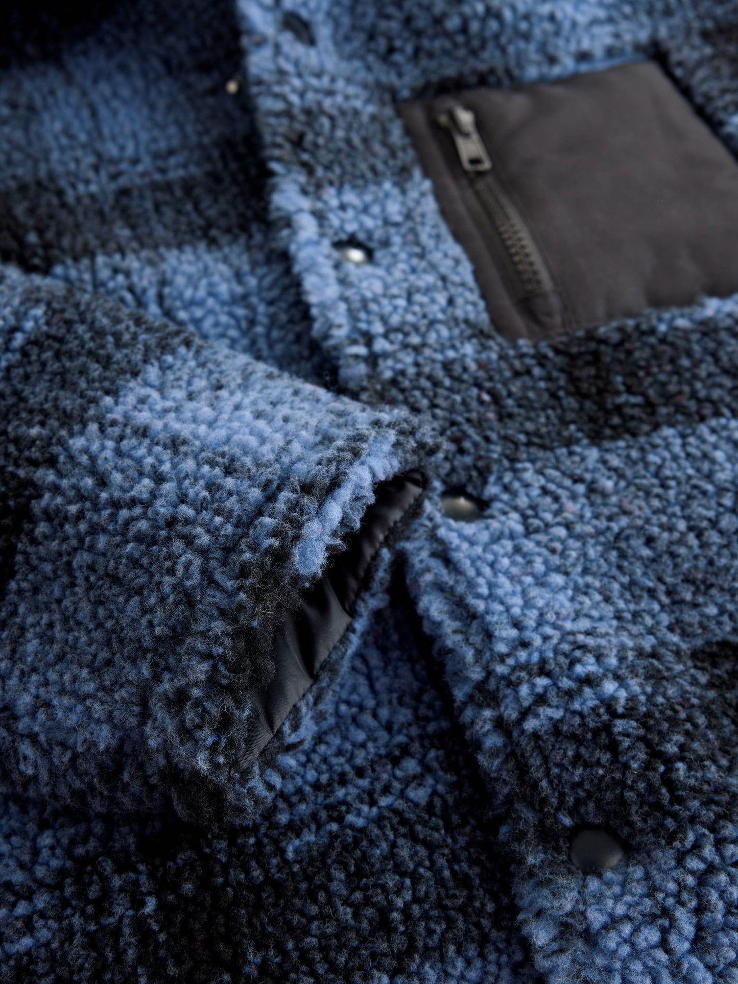 Dsiney Kidz - Blue Check Borg Fleece Shacket (3-16yrs) image 9