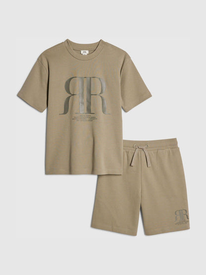 Dsiney Kidz - River Island Green RR T-Shirt & Short Sets image 1