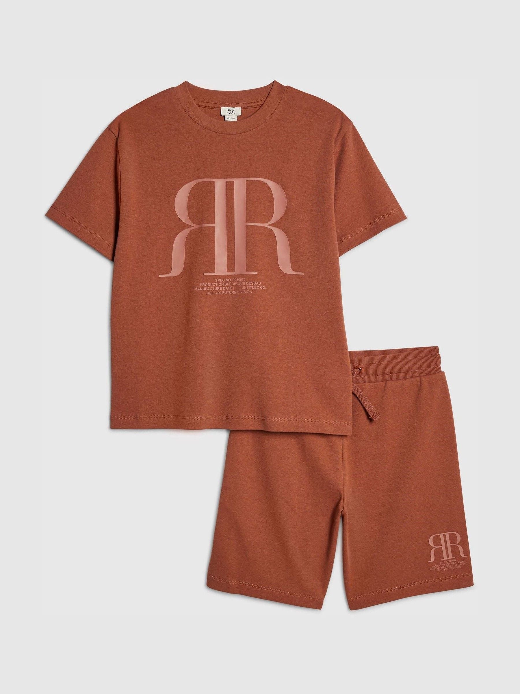 Dsiney Kidz - River Island Orange RR T-Shirt & Short Sets image 1