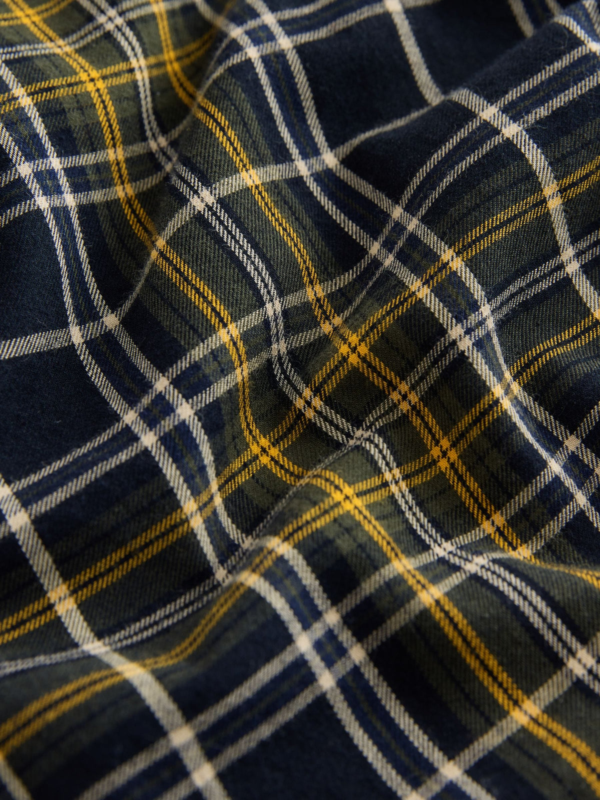 Dsiney Kidz - Navy/Yellow Check Long Sleeve Check Shirt (3-16yrs) image 6